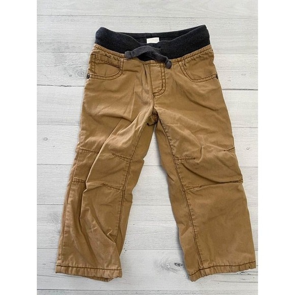 Boys Gymboree Khaki Lined‎ Pants 2T - Picture 1 of 4